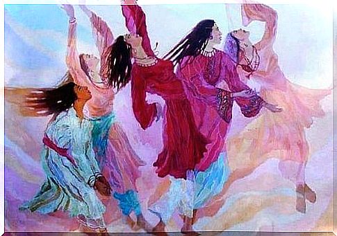 women dancing