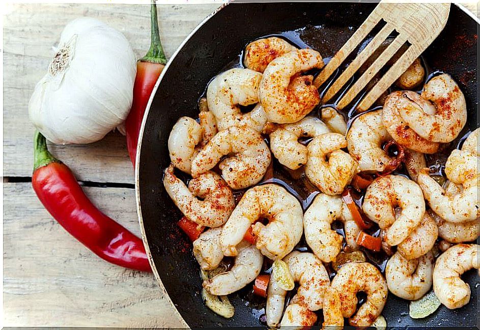 Spicy shrimp recipe.