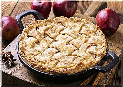 Apple pie: vegan pastry