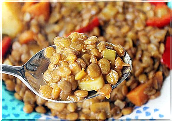 Eating lentils to grow hair