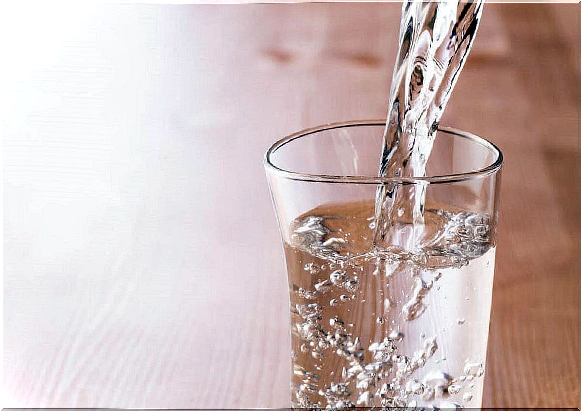 Drink water to stay hydrated