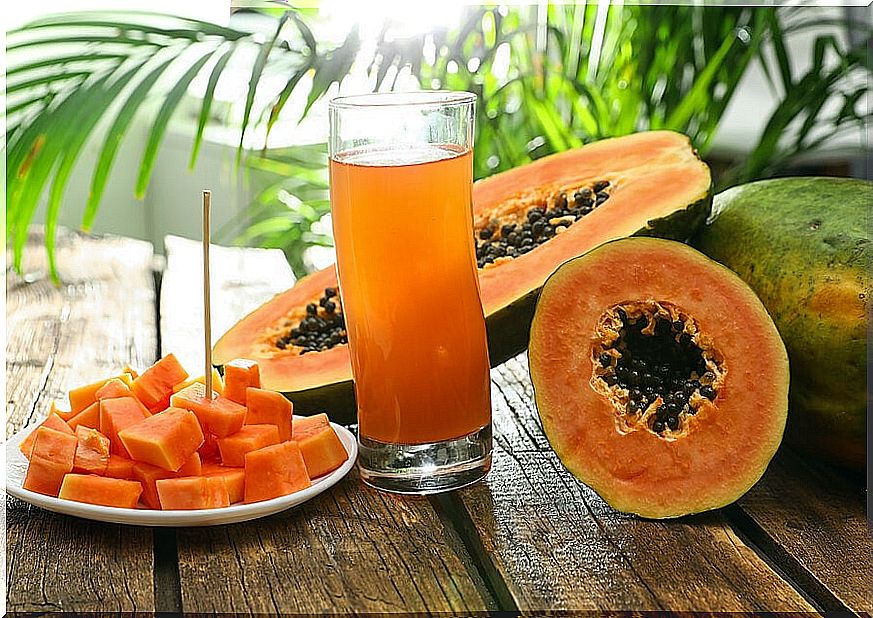 Papaya juice