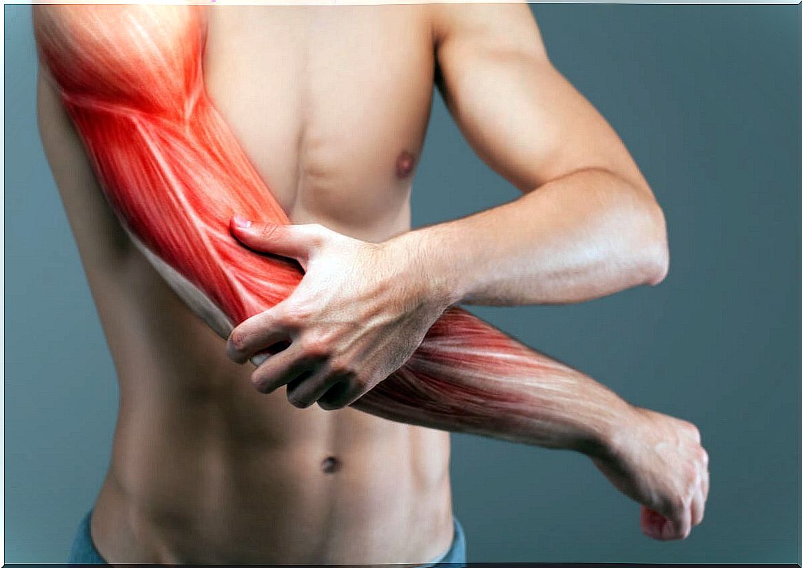 Muscle pain that is studied with an electromyogram.