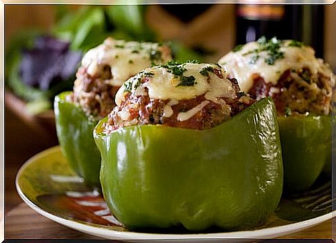 Quinoa stuffed peppers