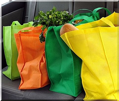 Colorful cloth bags